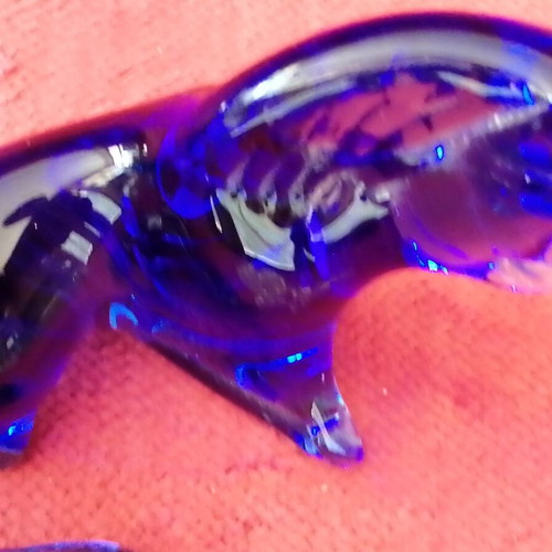 Murano dog figurines set of 2 new from Italy