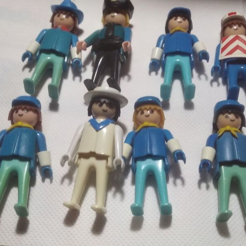 Playmobil Lyra System No 3575 vintage used set of 8 pieces 1979