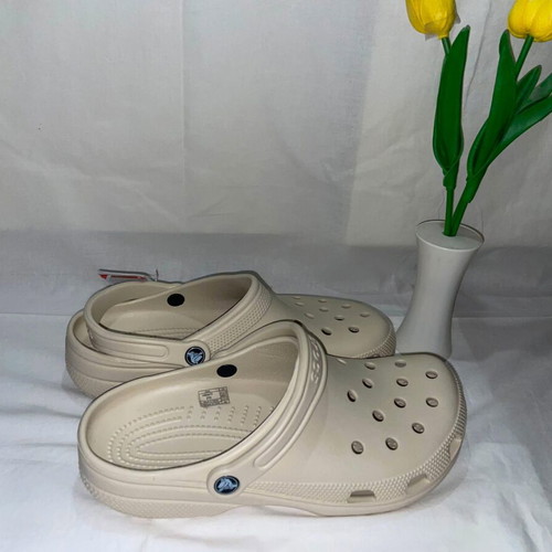 Crocs Beige/Sand Classic Clogs new, size 42-43