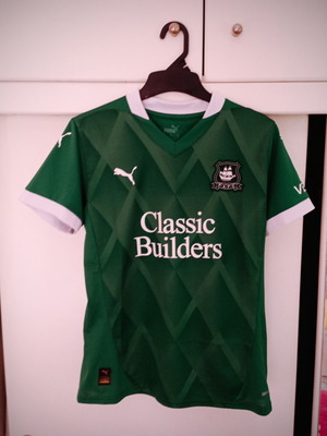Plymouth Argyle 2023/2024 home shirt, size small