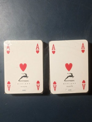 Modiano playing cards pack of 2, paper, new