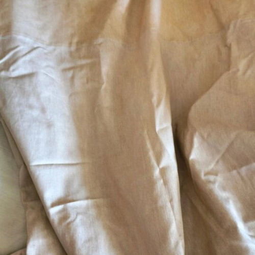 Heavy shading curtain used, cotton fabric, 1.50x2.40m, apricot color