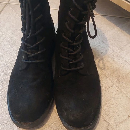 Voi Noi boots used, black, size 38, suede style with zipper