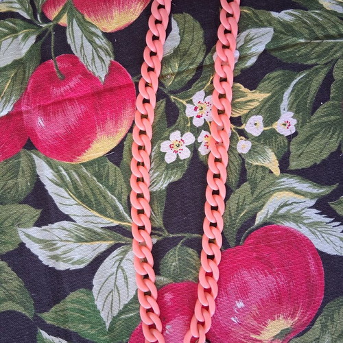 Glasses Chain coral color like new