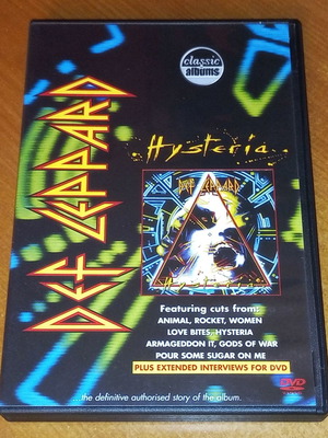 Def Leppard Hysteria DVD new, metal