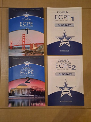 Βιβλία εκμάθησης αγγλικών CAMLA 1&2 μεταχειρισμένα, επίπεδο Proficiency με Glossary