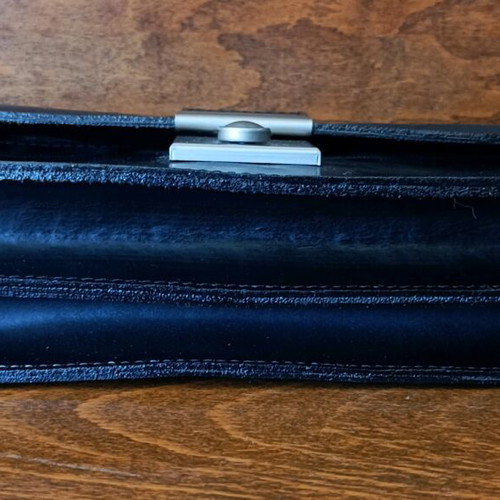 Men's leather bag Lavor new, black