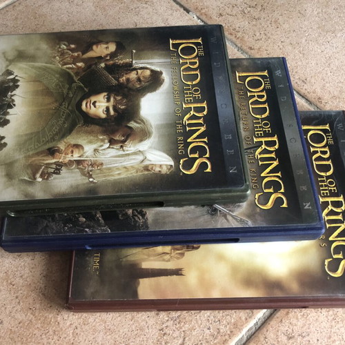 Lord of the Rings Trilogy DVD used, Region 1, first edition with Gollum gift