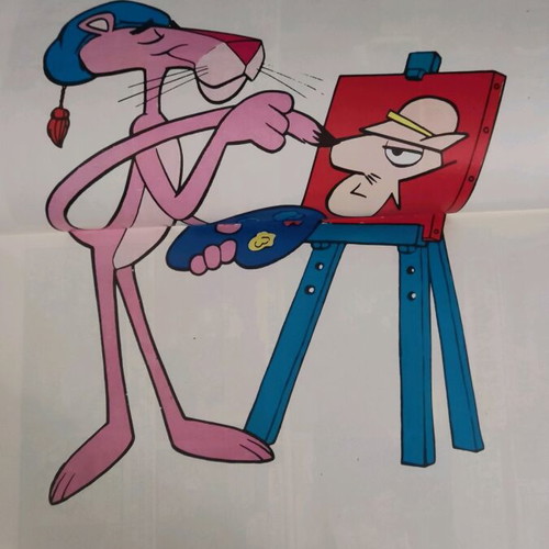 Pink Panther 1 comic like new with poster