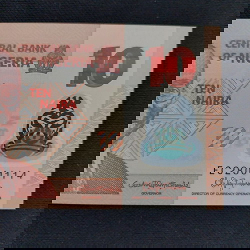 NIGERIA 10 NAIRA 2017.