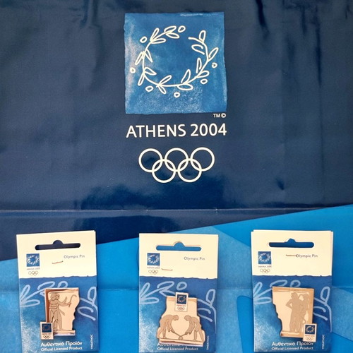 Athens 2004 Olympic pins set of 9 authentic, new