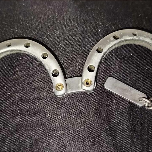 Handcuff bracelet stainless steel like new unisex