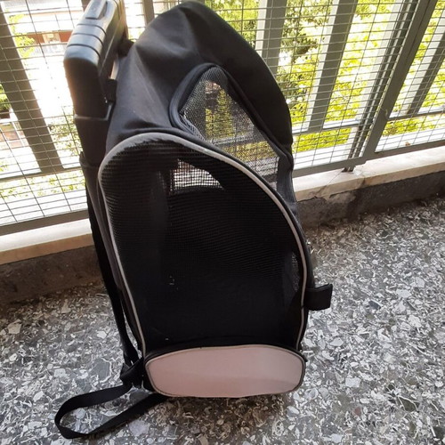 Trixie Pet Backpack used for Cat or Small Dog with Wheels