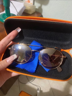 Unisex sunglasses Eyelead new with case and cleaning cloth black golden rose
