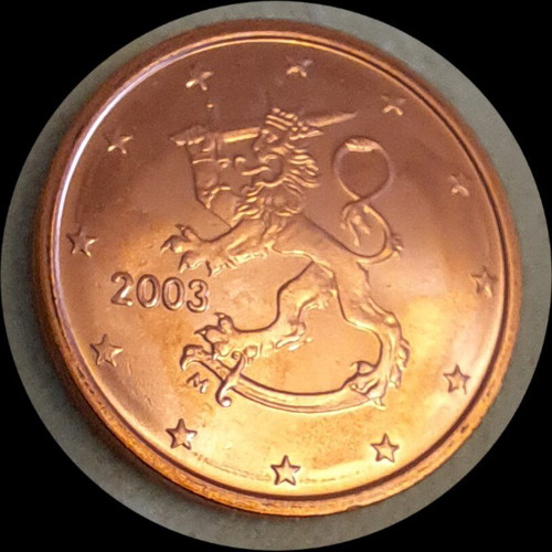 2 cents Finland 2003 uncirculated