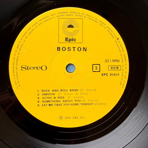 Boston Boston LP 1976 used, rock