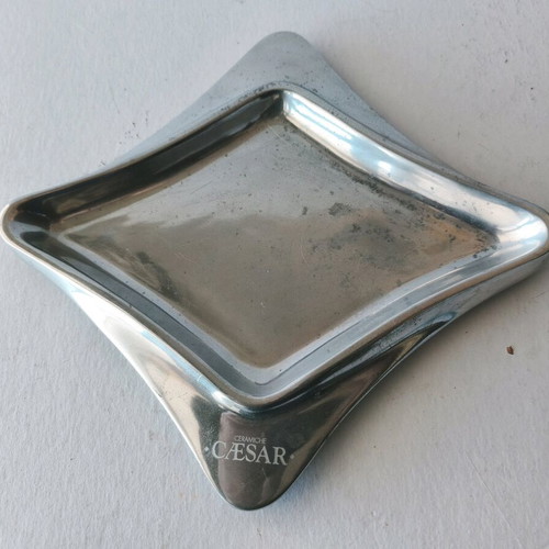 Ceramiche Caesar metal tray ashtray like new
