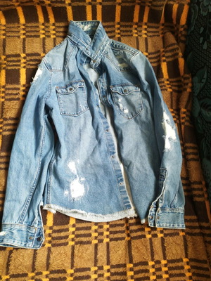 Zara denim shirt medium used, slightly worn