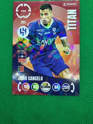 Joao Cancelo Titan Panini FIFA Club World Cup 2025 card new