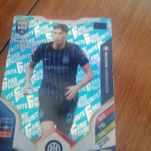 Fans Favorite Bastoni sticker card like new