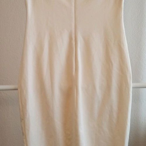 Forever 21 strapless dress new, size Large, ecru