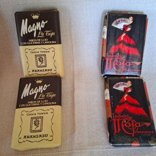 Set of 10 vintage hotel soaps new from Europe