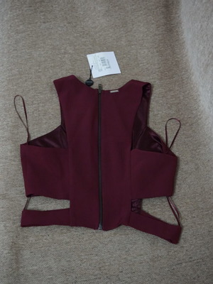 BSB women's bustier new, red, size M