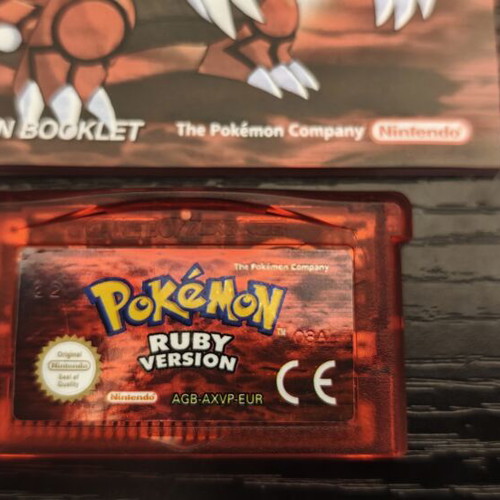 Pokémon Ruby Version Nintendo Game Boy Advance complete new