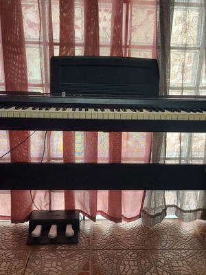 Korg SP-170DX electric piano used with stand and pedals
