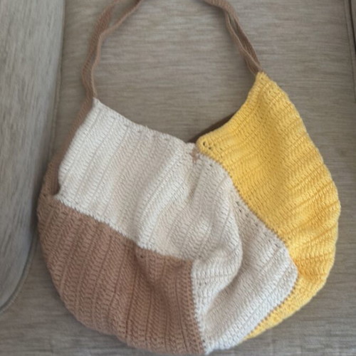 Handmade shoulder bag new with clasp