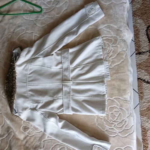 White women's half coat TALLY WEIJL like new, size XL