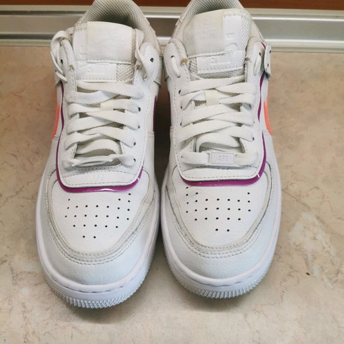 Nike Air Force 1 Shadow women's sneakers like new, size 40, white