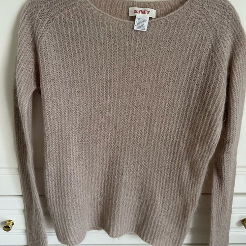 Kontatto beige sweater like new, size M