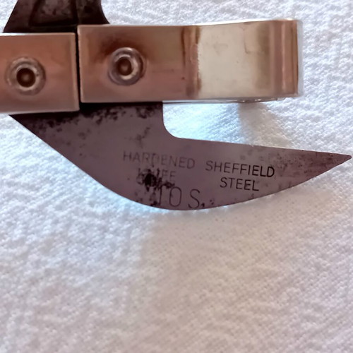 Vintage Henry Square and Sons Bottle Opener used, Sheffield steel