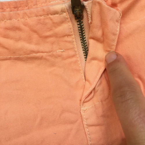 Cotton skirt summer orange size M/40 like new