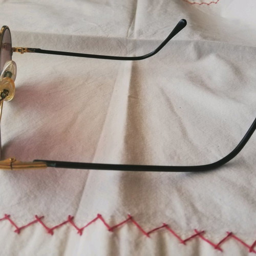 Marella sunglasses used, gold frame, brown-purple lenses