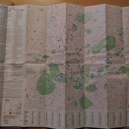 Athens map like new