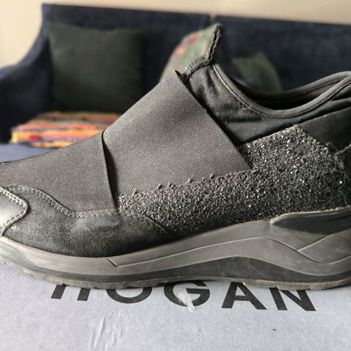 Hogan Rebel sneakers like new, black athletic size 39