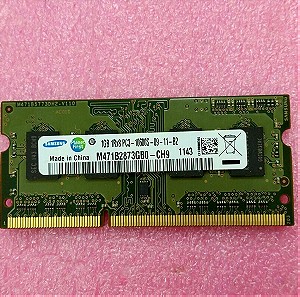SAMSUNG 1GB DDR3  LAPTOP MEMORY 1333