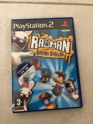 Rayman Raving Rabbids PlayStation 2 μεταχειρισμένο αγγλικό πλήρες