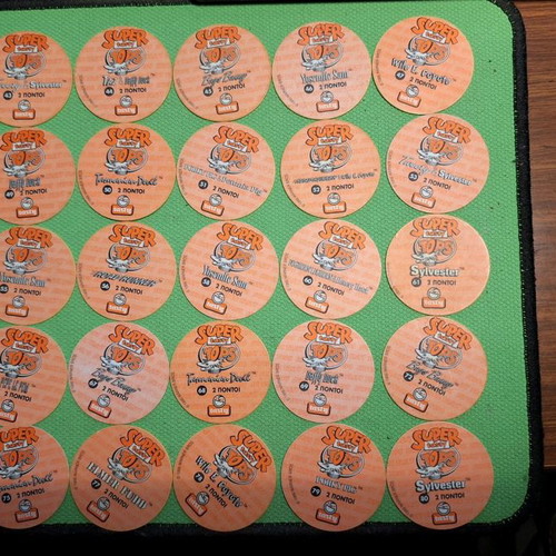 Collectible caps used from Power, Super Tasty Tops, Mega Tasty Tops and Tasty Tops
