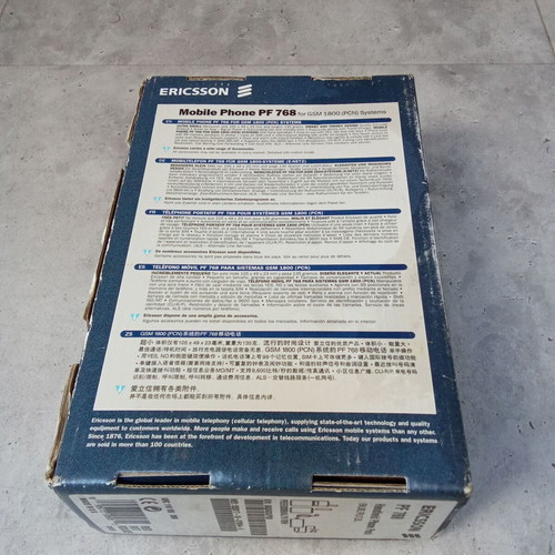 Ericsson PF GF 768 mobile phone manuals used, 1990s