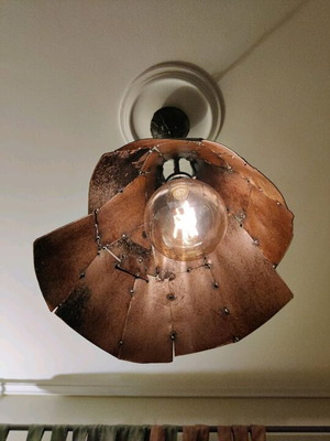 Vintage handmade lamp new