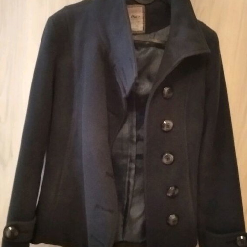 Iso jacket used, short, navy blue, size XS