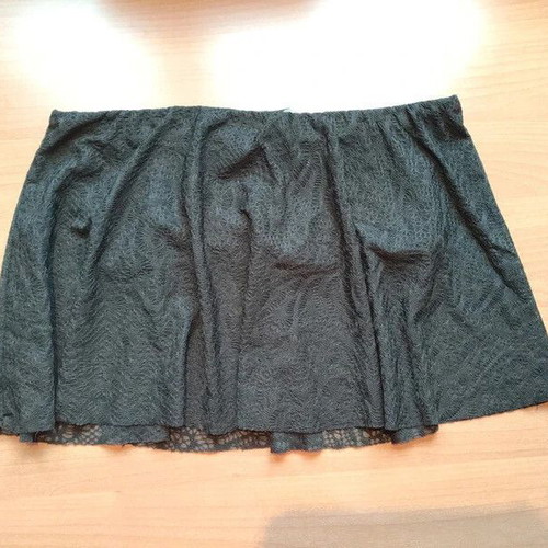 Celestino black crop top with lace new, size M / 38 / 10