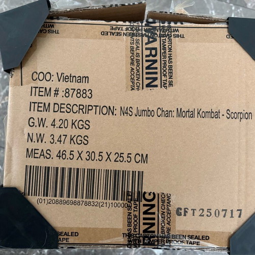 Jumbo Chan Scorpion 14'' collectible vinyl figure new, limited edition 1200