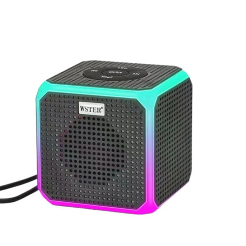 Ασύρματο ηχείο Bluetooth καινούργιο με LED RGB και μπαταρία 1500mAh