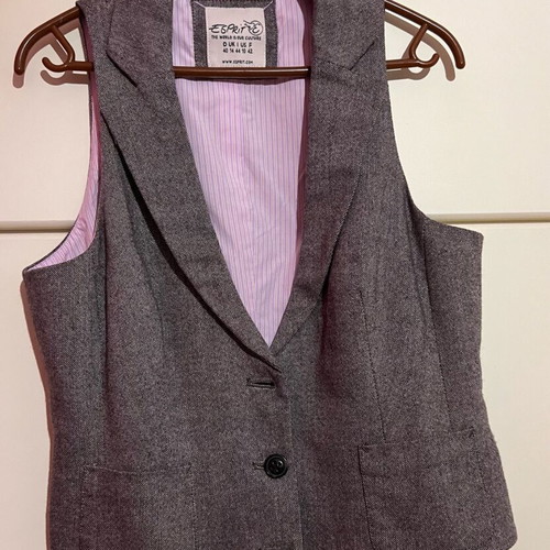 Esprit Pantolon-Gileko Set like new, brown