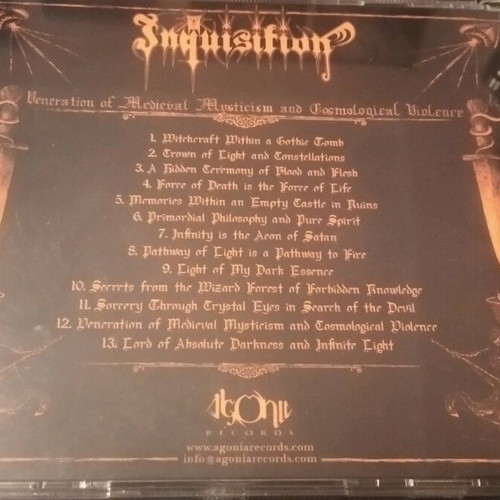 Inquisition Veneration of Medieval CD like new