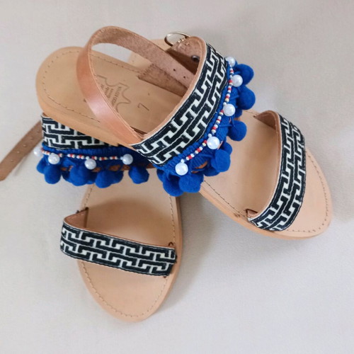 Handmade leather sandals size 37